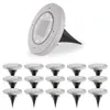 hoftronic Solar Bodeneinbaustrahler 16x 8 LEDs 3000K IP65 Produktbild-Vorschau 1