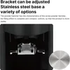 Close-up view of a coffee tamper with descriptive text about its features. Produktbild-Vorschau