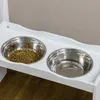 PawHut – zvýšená miska pro psy, nerezová miska, miska na Náhled obrázku produktu 9