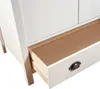 Kledingkast Hill 3 deuren 127x50x170 cm massief grenenhout Productafbeelding-voorbeeld 7