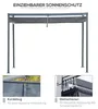 Pergola 4x3m Garten Pavillon, Terrassendachung aus Stahl, Produktbild-Vorschau 5
