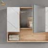 Badspiegelschrank Livinity Ronco Weiß Hochglanz/Goldkraft Produktbild-Vorschau 6