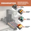 eluno porte-capsules pour 40x Nespresso Vertuo, boîte à Voir les images du produit 6