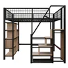 MODFU Lit Mezzanine 140x200 cm - Lit Mezzanine Adulte/Ado Voir les images du produit 9