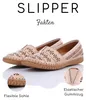 Gemini Damen Slipper Leder Mokassin mit Lochmuster und Produktbild-Vorschau 9