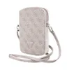 A product shot of a small crossbody bag with a repeating logo pattern. Náhled obrázku produktu