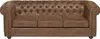 Couchgarnitur 3+2+1 - Microfaser - Vintage-Look - Produktbild-Vorschau 5