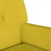 vidaXL Canapé Chesterfield Gelb 112 x 65.5 x 75 cm Samt Voir les images du produit 7