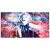 Triptychon auf leinwand rosa menschen 90x60 cm Feeby rosa Produktbild-Vorschau 3