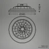 Deckenventilator mit Beleuchtung Fernbedienung Ventilator Produktbild-Vorschau 11
