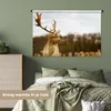 MuchoWow® Wandteppich Wandbehang Damhirsch - Wald - Herde - Produktbild-Vorschau 4