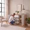 Komoda 120 cm Aga Sonoma Biała matowa z szufladami Podgląd zdjęcia produktu 4