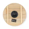 Nedis Wanduhr aus echtem Holz 30 cm rund Produktbild-Vorschau 6