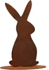 Osterdeko Hase Franz | Edelrost Osterhase aus Metall Produktbild-Vorschau 2