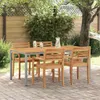 vidaXL Tisch für Outdoor Natürlich und Grau 180 x 90 x 75 Produktbild-Vorschau 2