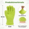 Bamworld Mikrofaser-Handschuhe – Grün, wiederverwendbar, Produktbild-Vorschau 2
