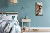 Leinwand Uhr Küche Wohnzimmer Bild 30x60 Gemälde Abstrakte Produktbild-Vorschau 4