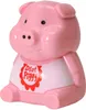 A pink pig figurine with a bib that says 'Diet Piggy'. Podgląd zdjęcia produktu