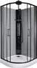 Kerra | Sprchový kout Wega - 90X90 cm - černý - hydromasáž Náhled obrázku produktu 2