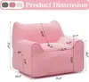 Lusimo Sitzsack Kuschelsack mit Katzenohren, 90cm Pink, Produktbild-Vorschau 6