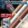 akumulatorowa wiertarko-wkrętarka 18V 2w1, wkrętarka Podgląd zdjęcia produktu 7