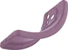 A purple phone case is shown bent in half against a white background. Produktbild-Vorschau