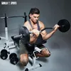 GORILLA SPORTS® Hantelset - 100kg, Langhantelstange 170 cm, Produktbild-Vorschau 5