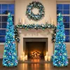 Albero di Natale artificiale, decorativo, illuminato a LED, Anteprima dell’immagine prodotto 3