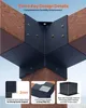 8x stĺpiková spojka rohová 142x142mm - 3-cestná konzola na Náhľad obrázku produktu 3