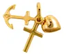 Anhänger Glaube-Liebe-Hoffnung 333 8K Gold mit massiver Produktbild-Vorschau 2