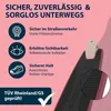 HUDORA Tri Scooter - bordeaux - Höhenverstellbarer & Produktbild-Vorschau 5