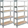 Humberg HR-810 Kovový regál, 150 x 75 x 30 cm, sada 2 ks Náhled obrázku produktu 1