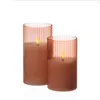 LED Kerze im Glas - Windlicht - Echtwachs - 3D Flamme - Produktbild-Vorschau 8
