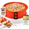 Silikon Springform Rot Ø 23 cm mit Thermo Glasplatte | Produktbild-Vorschau 1
