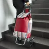 Nákupná taška, nákupný vozík, na kolieskach, skladacia, Náhľad obrázku produktu 3