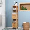 kleankin Badezimmerschrank, Hochschrank, Badschrank, Produktbild-Vorschau 2