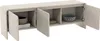 Selsey Lummo - TV-Lowboard 3 portes, 156 cm, gris cachemire Voir les images du produit 4