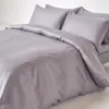 HOMESCAPES lenzuolo matrimoniale grigio, densità di filo Anteprima dell’immagine prodotto 4