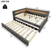 Merax Tagesbett Daybett 140x200 cm, mit Ausziehbett 90x190 Produktbild-Vorschau 7