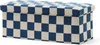 Kids Concept Sitzbank Sitztruhe mit Stauraum Karo blau - Produktbild-Vorschau 1