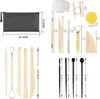 19 teiliges Modellierwerkzeug Set, Töpferwerkzeug Kit für Produktbild-Vorschau 2