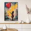 Wanddeko 60x80 cm - Banksy - Mädchen - Luftballon - Herz - Produktbild-Vorschau 6