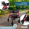 Déambulateur pliable XXL jusqu'à 204 kg Mobiclinic Voir les images du produit 4