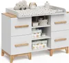Prebaľovací pult Vitalispa Malia Biely/remeselník 133 x 98 Náhľad obrázku produktu 6