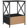 vidaXL Noční stolky 2 ks černé 50x41x65 cm materiál na bázi Náhled obrázku produktu 10