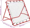 vidaXL Verstellbarer Fußball Kickback Rebounder 100x100 cm Produktbild-Vorschau 7