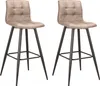 byLIVING Barhocker Simone 2er-Set, Metall schwarz, vintage Produktbild-Vorschau 1