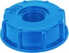 A blue plastic threaded connector cap. Náhľad obrázku produktu