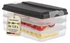 Aufschnittdosen 4-teiliges Set (3 x flach + Deckel) Produktbild-Vorschau 1