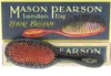 A Mason Pearson hairbrush and its packaging are displayed. Produktbild-Vorschau